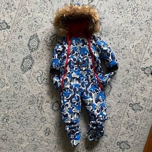 Canada weather gear one piece snowsuit 18 months